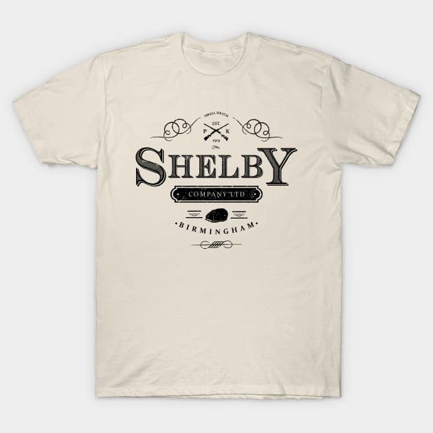 Shelby Company Ltd Logo Peaky Blinders T-Shirt by Bevatron